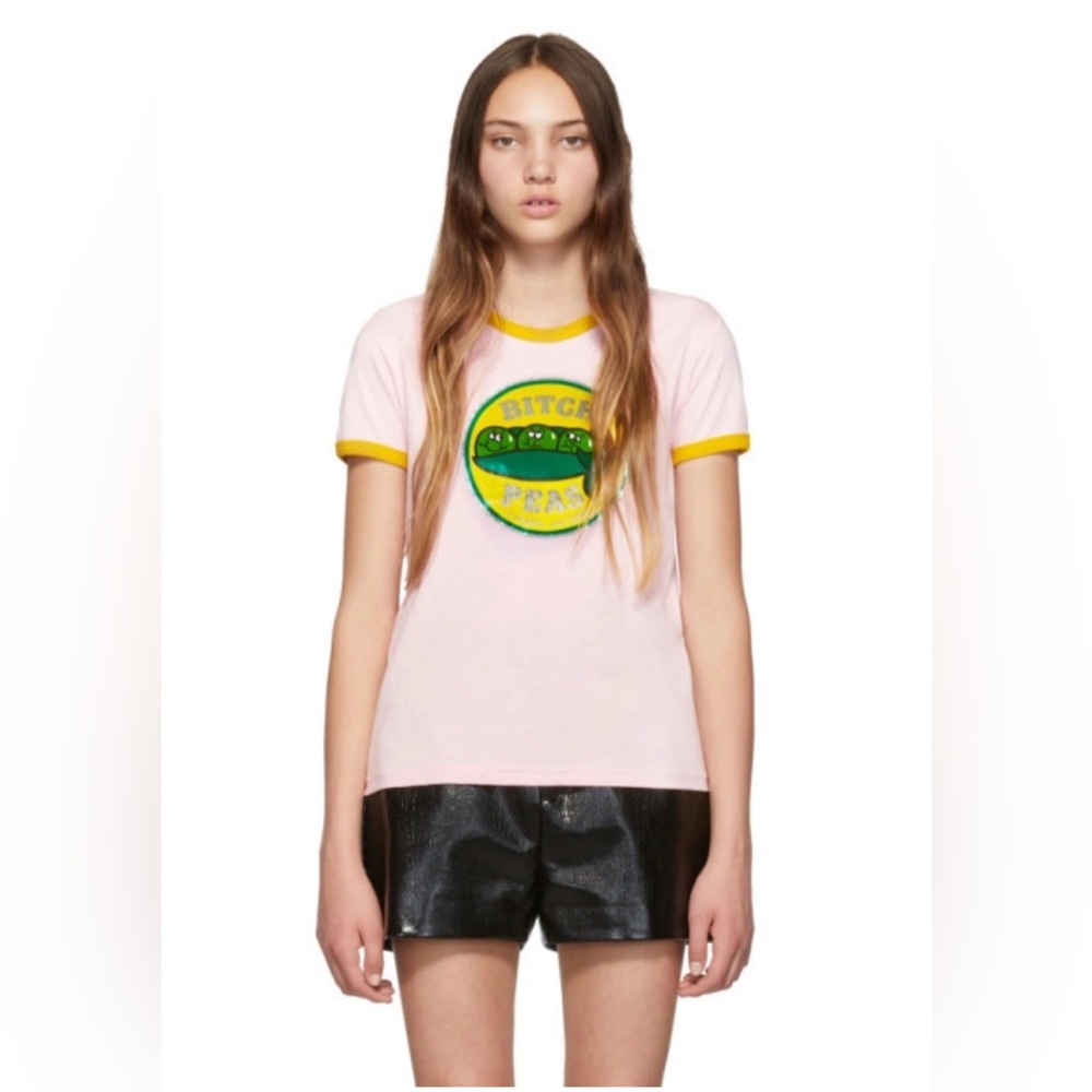 NWT- Marc Jacobs Pink The Ringer T-Shirt
